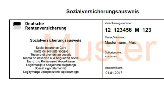 social insurance number germany